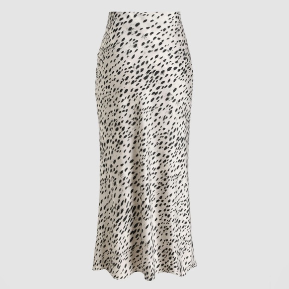 Leopard Drawstring Split Maxi Skirt - Picture 2 of 6